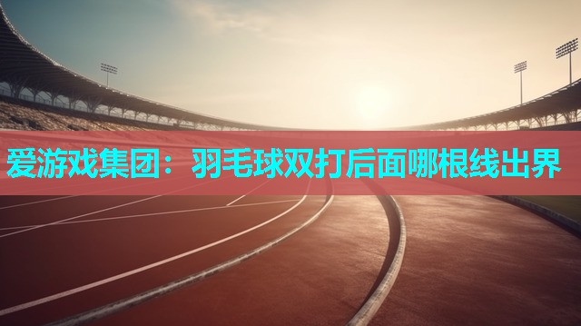 爱游戏集团：羽毛球双打后面哪根线出界